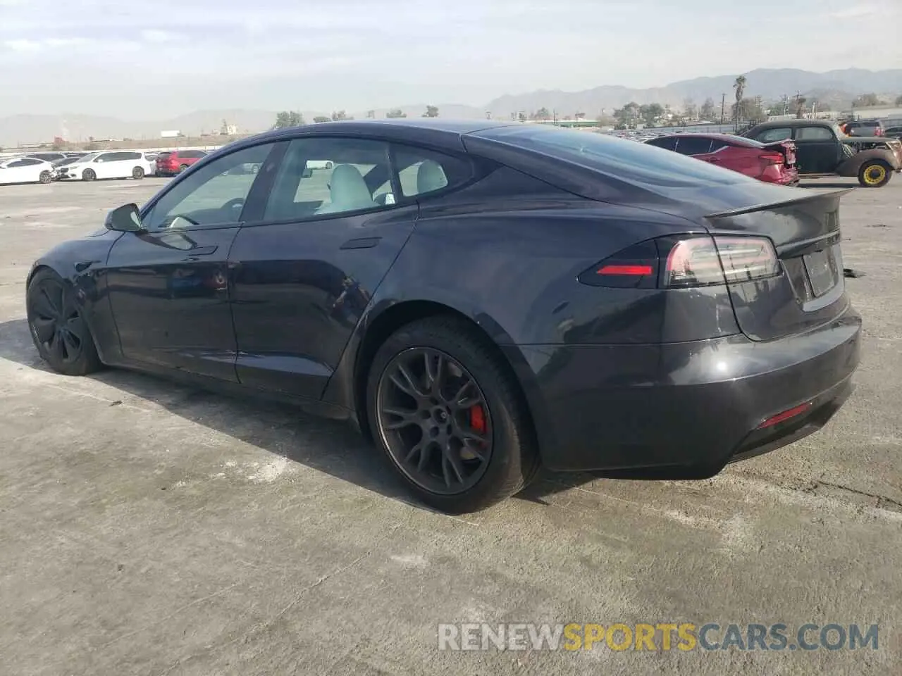 2 Photograph of a damaged car 5YJSA1E67PF528820 TESLA MODEL S 2023