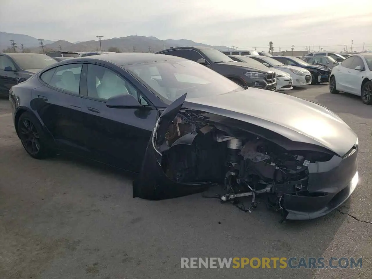 4 Photograph of a damaged car 5YJSA1E67PF528820 TESLA MODEL S 2023
