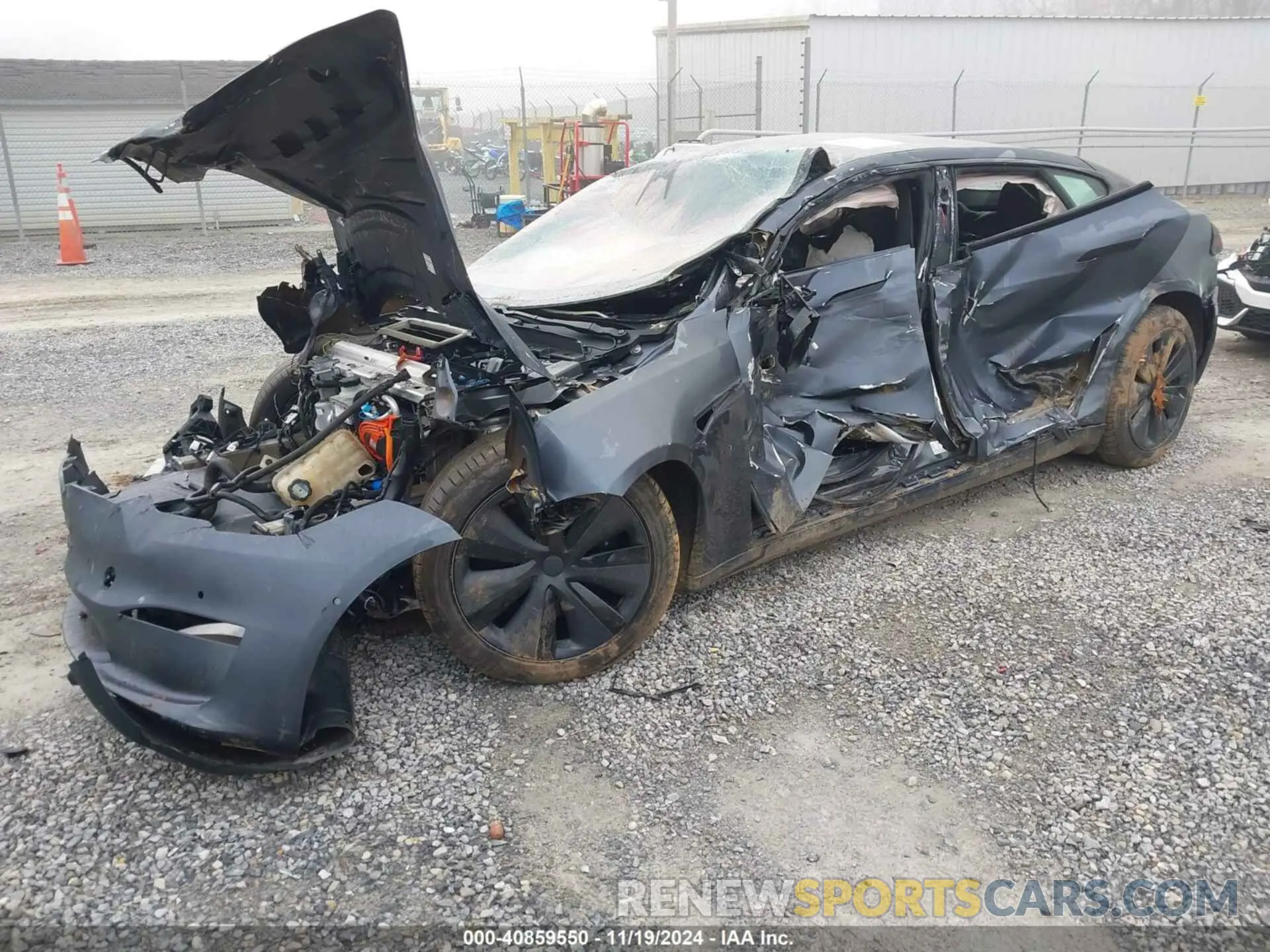 2 Photograph of a damaged car 5YJSA1E68PF499134 TESLA MODEL S 2023