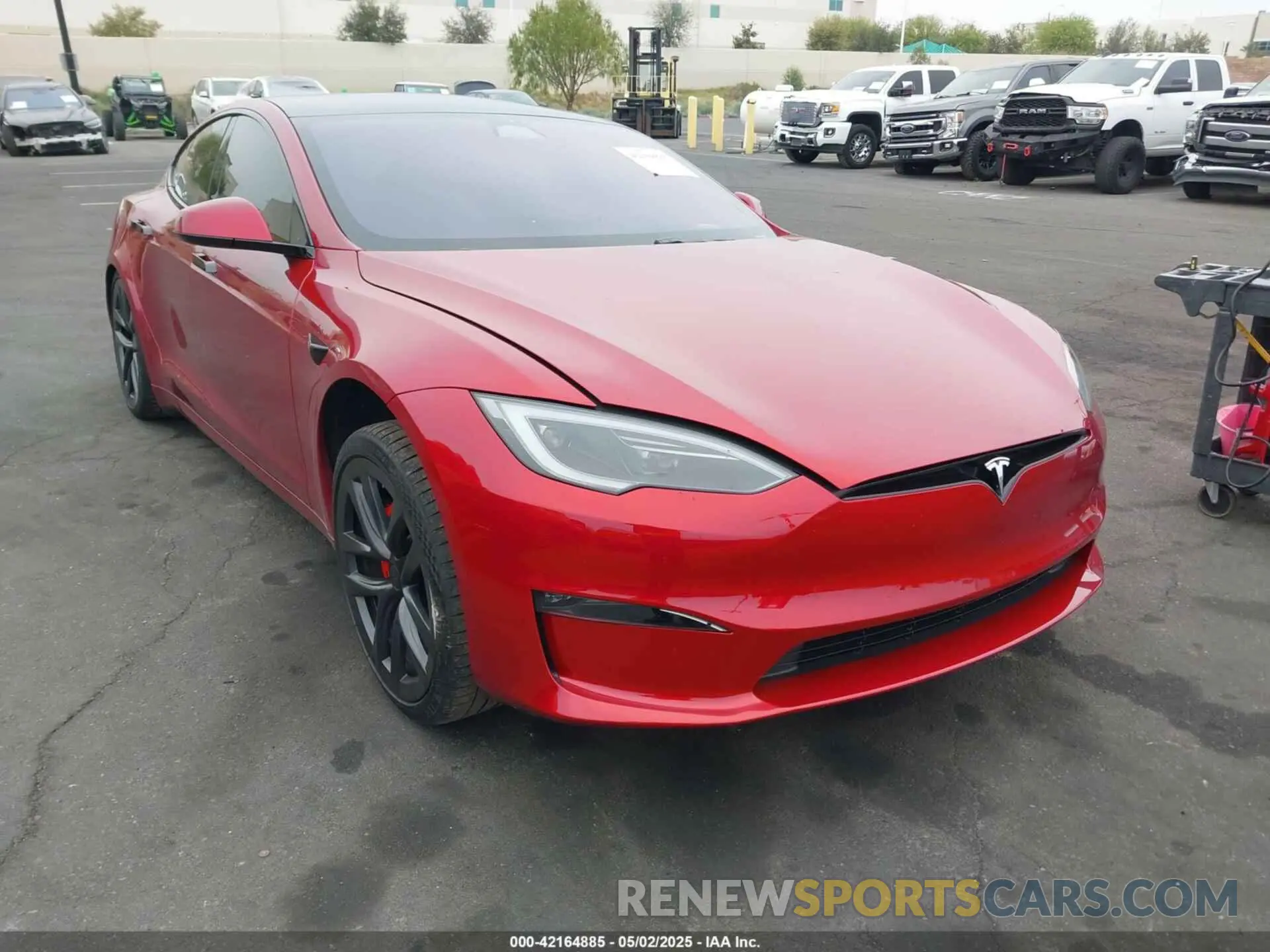1 Photograph of a damaged car 5YJSA1E69PF510559 TESLA MODEL S 2023