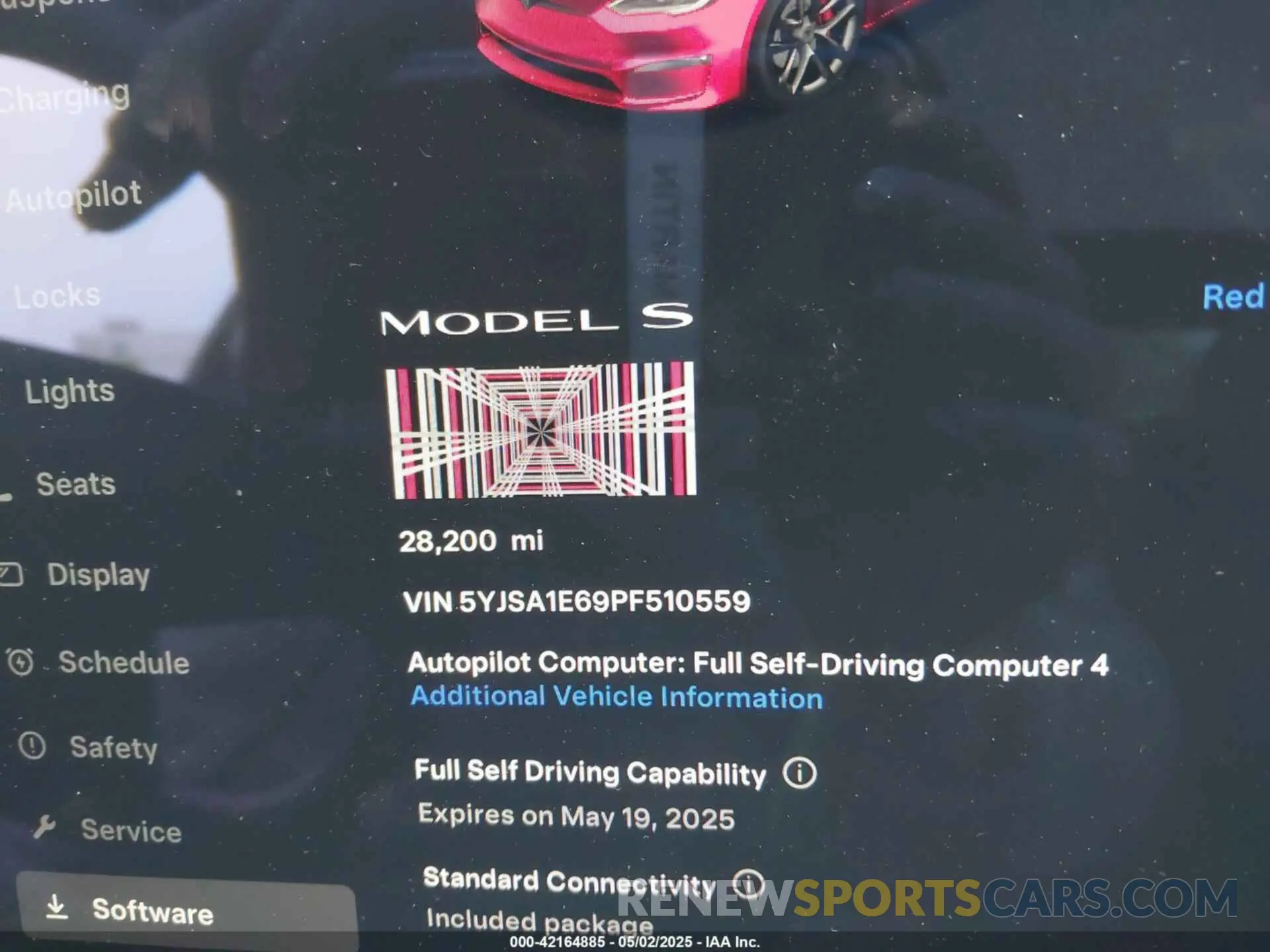 15 Photograph of a damaged car 5YJSA1E69PF510559 TESLA MODEL S 2023
