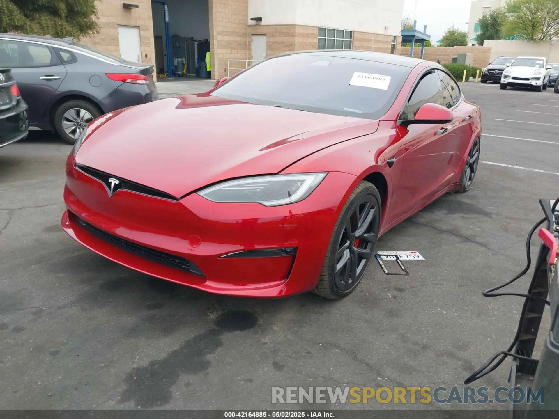 2 Photograph of a damaged car 5YJSA1E69PF510559 TESLA MODEL S 2023