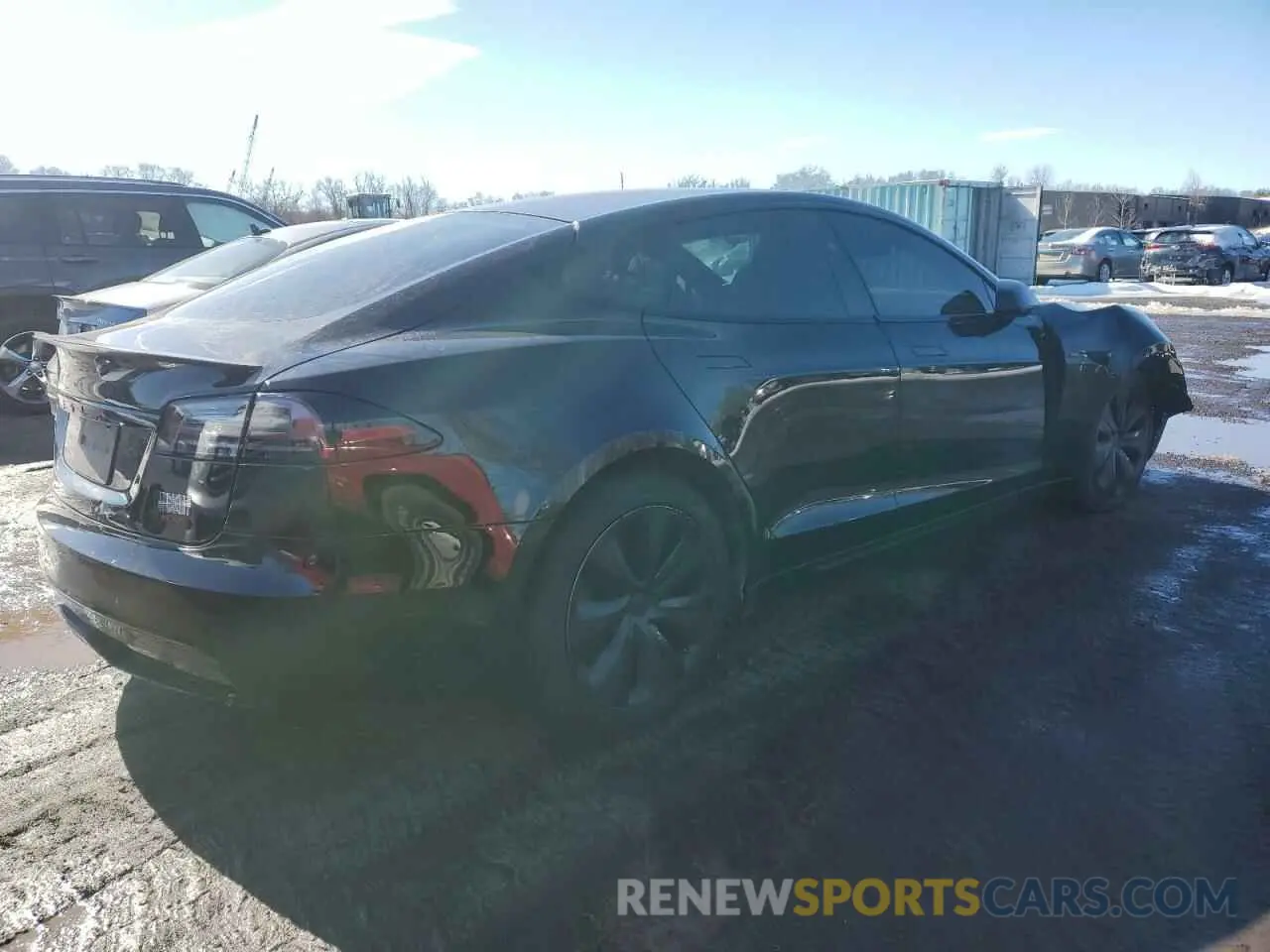 3 Photograph of a damaged car 5YJSA1E69PF515714 TESLA MODEL S 2023