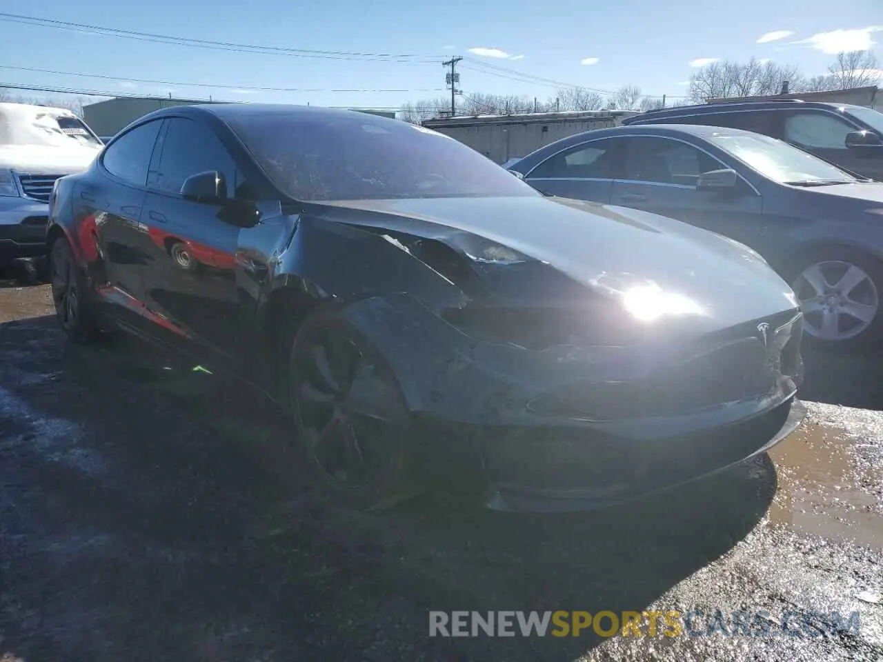 4 Photograph of a damaged car 5YJSA1E69PF515714 TESLA MODEL S 2023