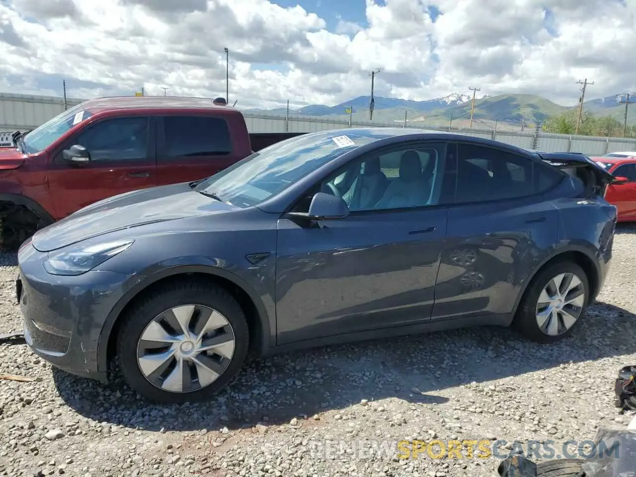 1 Photograph of a damaged car 7SAYGDEE0PF607735 TESLA MODEL S 2023