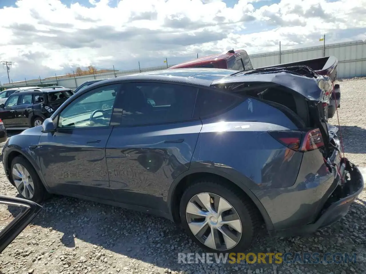 2 Photograph of a damaged car 7SAYGDEE0PF607735 TESLA MODEL S 2023