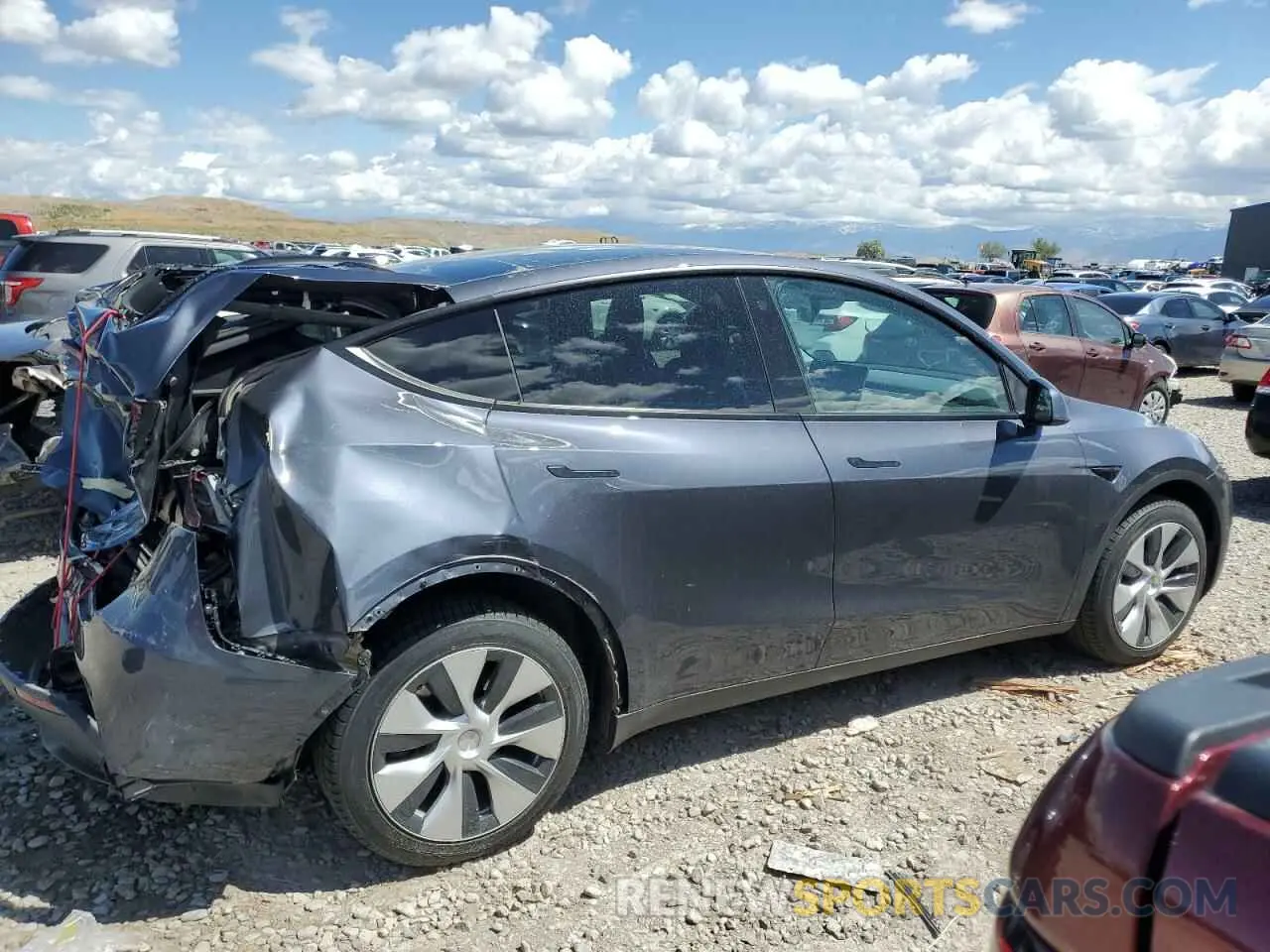 3 Photograph of a damaged car 7SAYGDEE0PF607735 TESLA MODEL S 2023