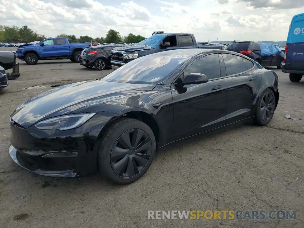 1 Photograph of a damaged car 5YJSA1E52RF532784 TESLA MODEL S 2024
