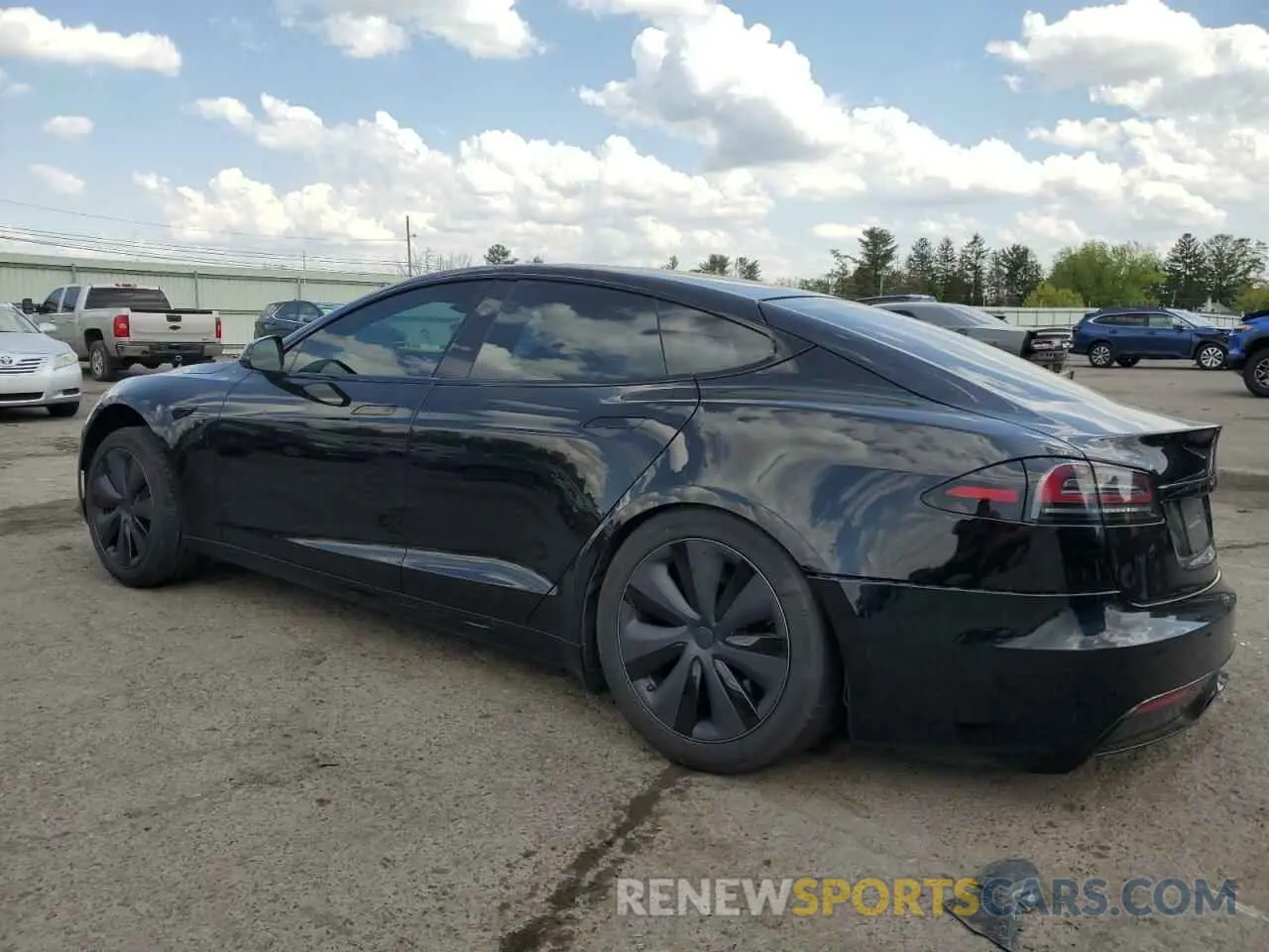2 Photograph of a damaged car 5YJSA1E52RF532784 TESLA MODEL S 2024