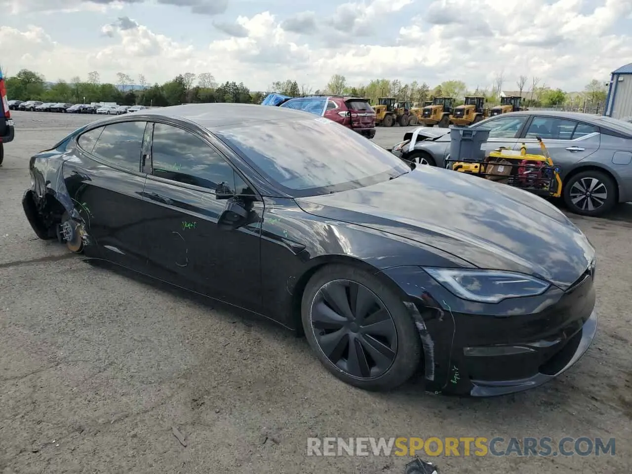 4 Photograph of a damaged car 5YJSA1E52RF532784 TESLA MODEL S 2024