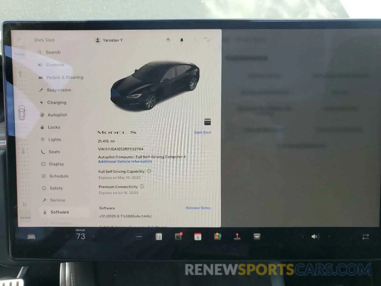 9 Photograph of a damaged car 5YJSA1E52RF532784 TESLA MODEL S 2024