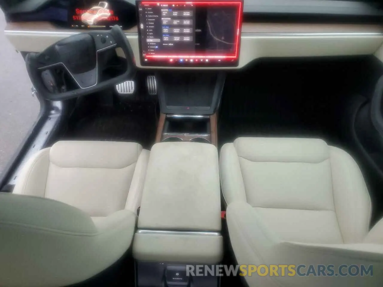 8 Photograph of a damaged car 5YJSA1E53RF542174 TESLA MODEL S 2024
