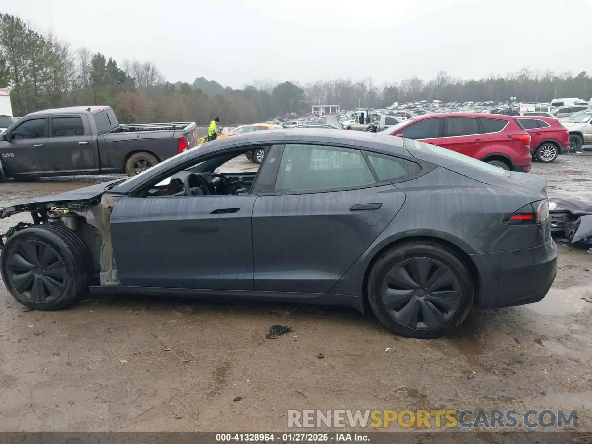 13 Photograph of a damaged car 5YJSA1E55RF537803 TESLA MODEL S 2024