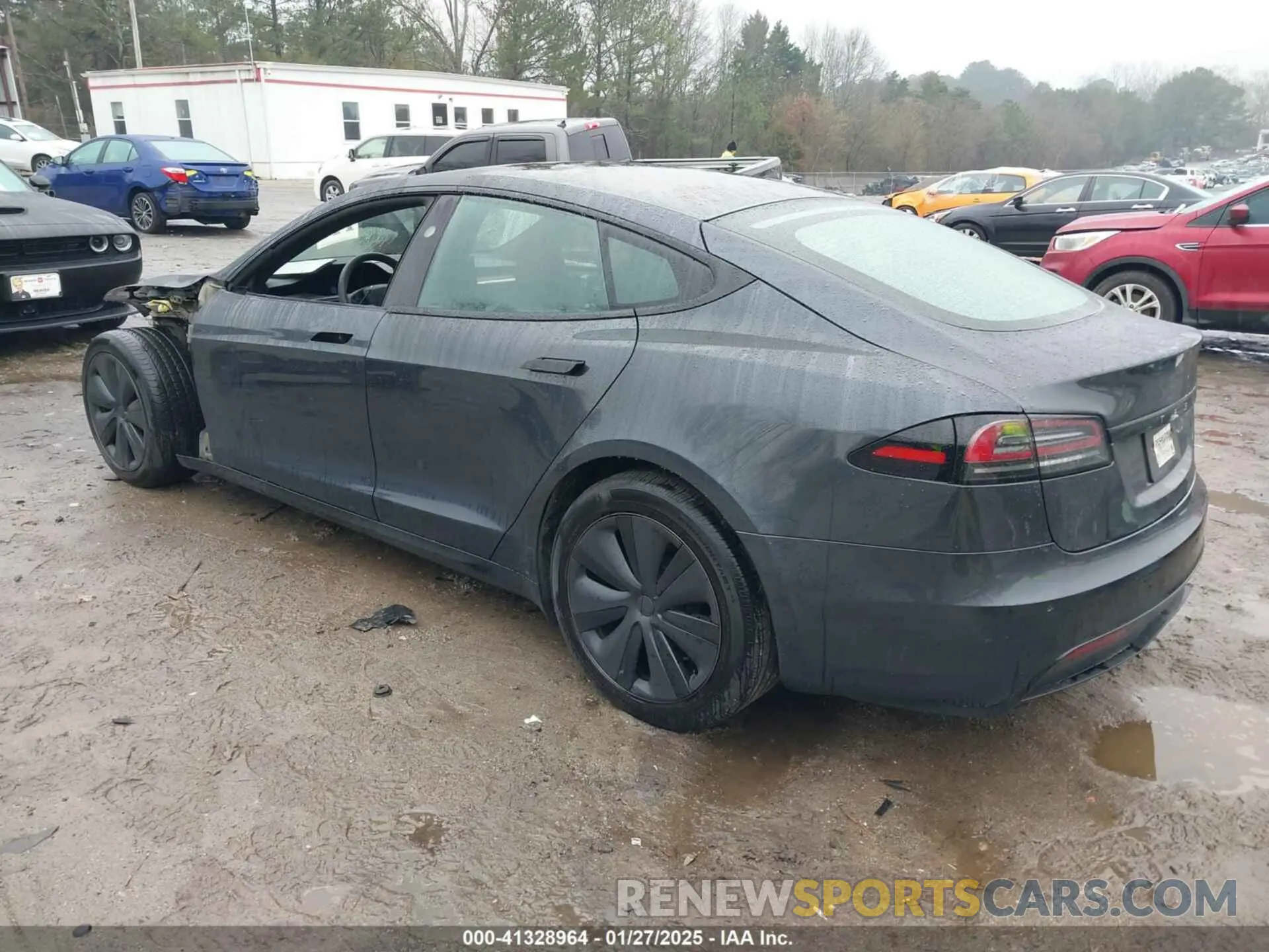 3 Photograph of a damaged car 5YJSA1E55RF537803 TESLA MODEL S 2024