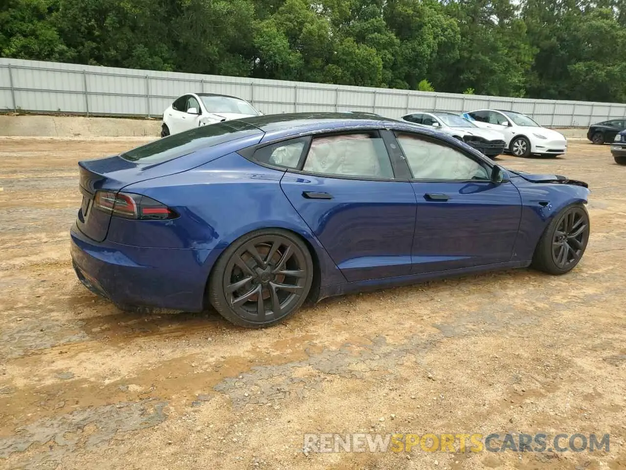 3 Photograph of a damaged car 5YJSA1E59RF533303 TESLA MODEL S 2024