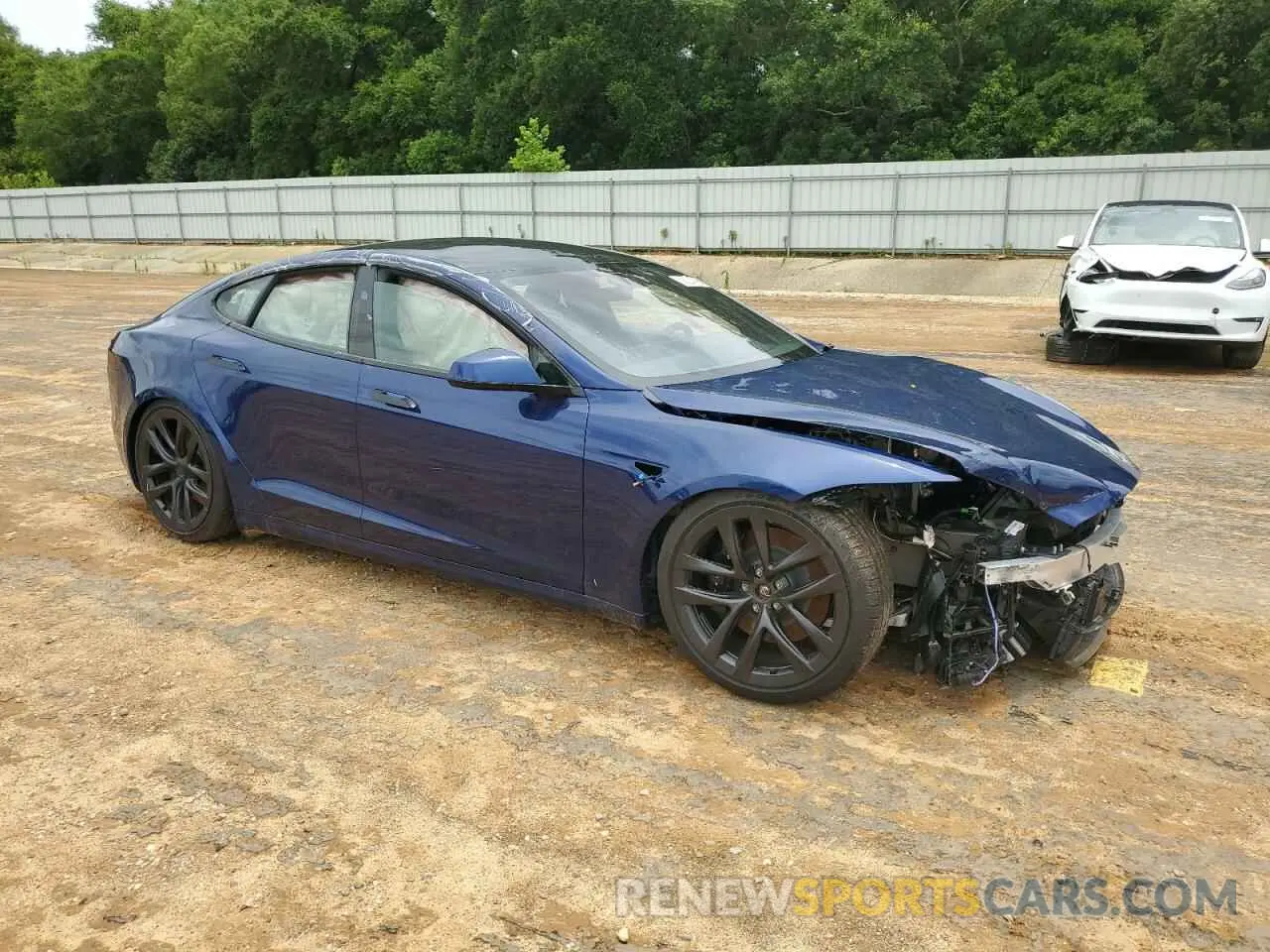 4 Photograph of a damaged car 5YJSA1E59RF533303 TESLA MODEL S 2024