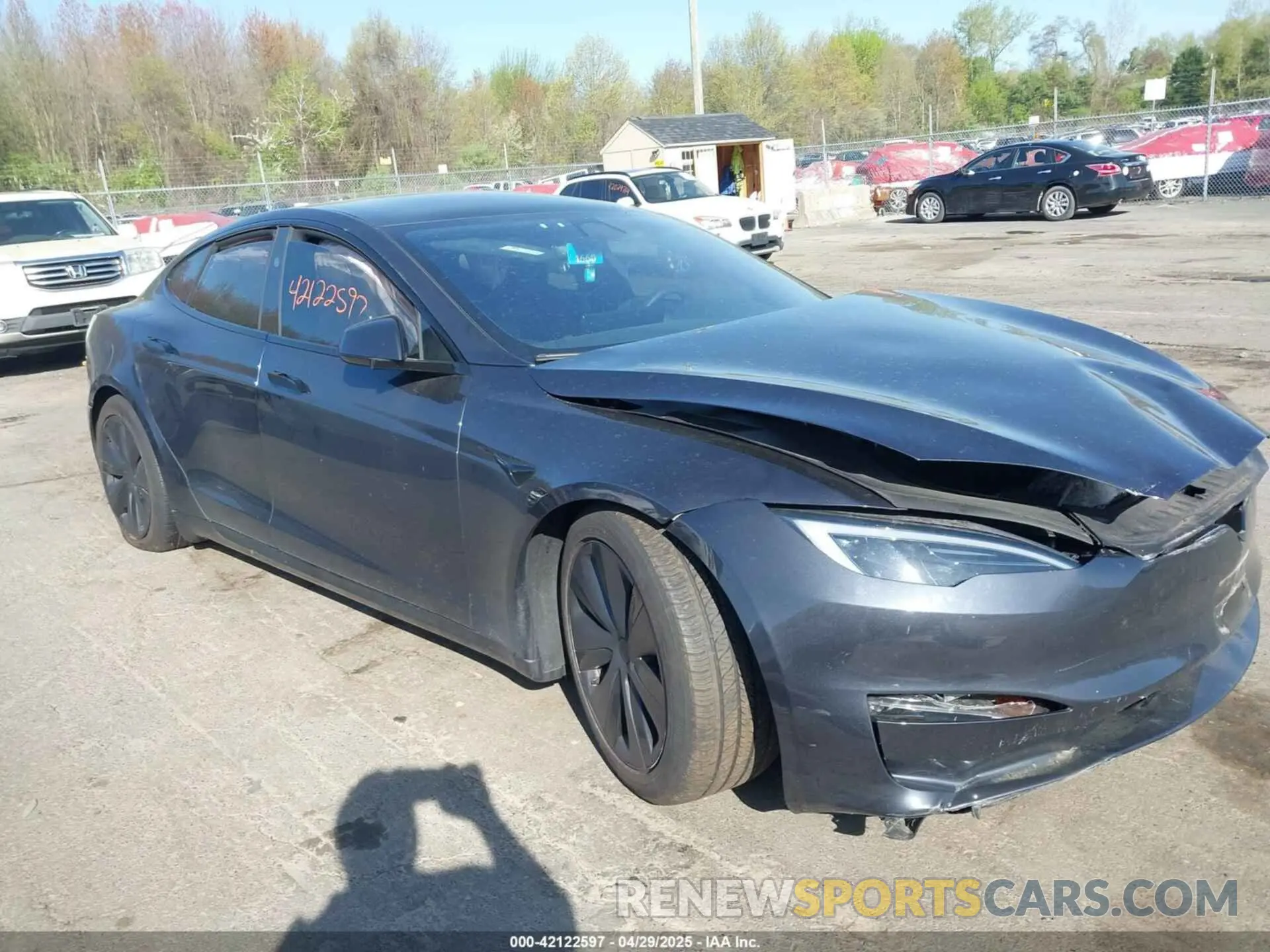 1 Photograph of a damaged car 5YJSA1E59RF537321 TESLA MODEL S 2024
