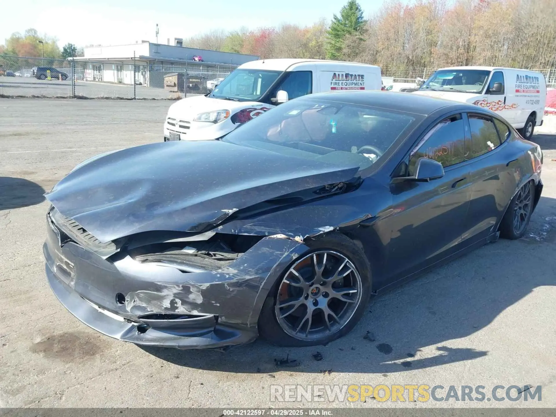 2 Photograph of a damaged car 5YJSA1E59RF537321 TESLA MODEL S 2024