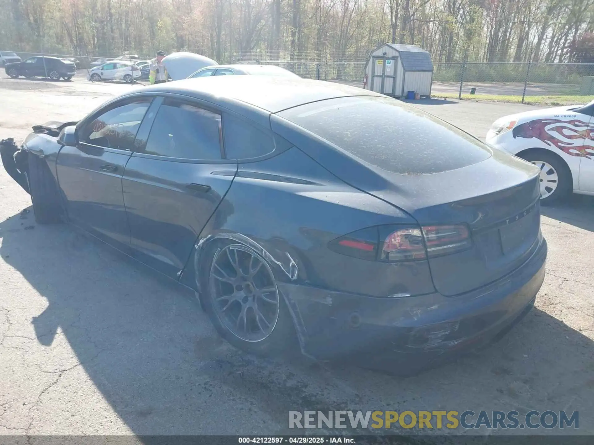 3 Photograph of a damaged car 5YJSA1E59RF537321 TESLA MODEL S 2024