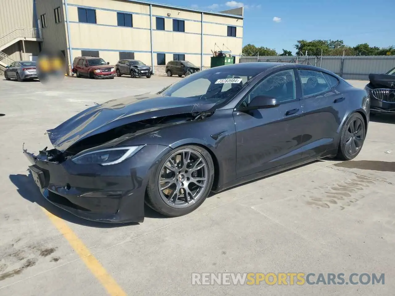 1 Photograph of a damaged car 5YJSA1E5XRF542575 TESLA MODEL S 2024