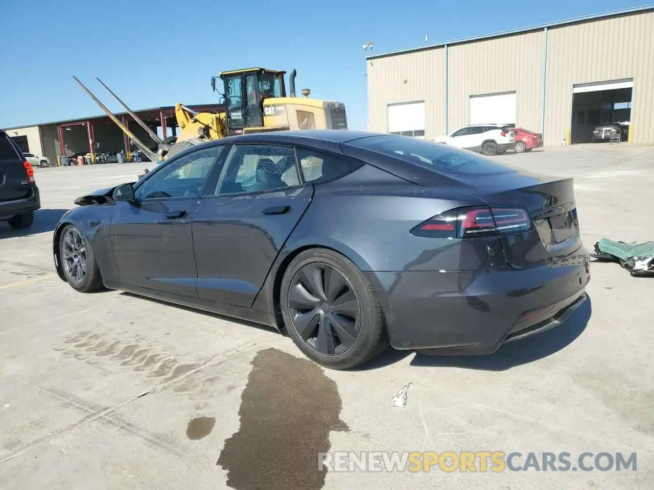 2 Photograph of a damaged car 5YJSA1E5XRF542575 TESLA MODEL S 2024