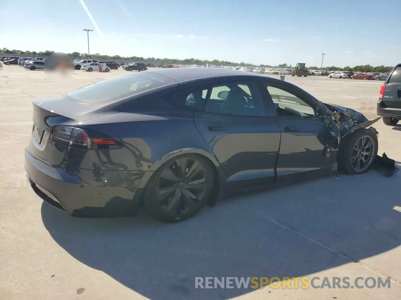 3 Photograph of a damaged car 5YJSA1E5XRF542575 TESLA MODEL S 2024