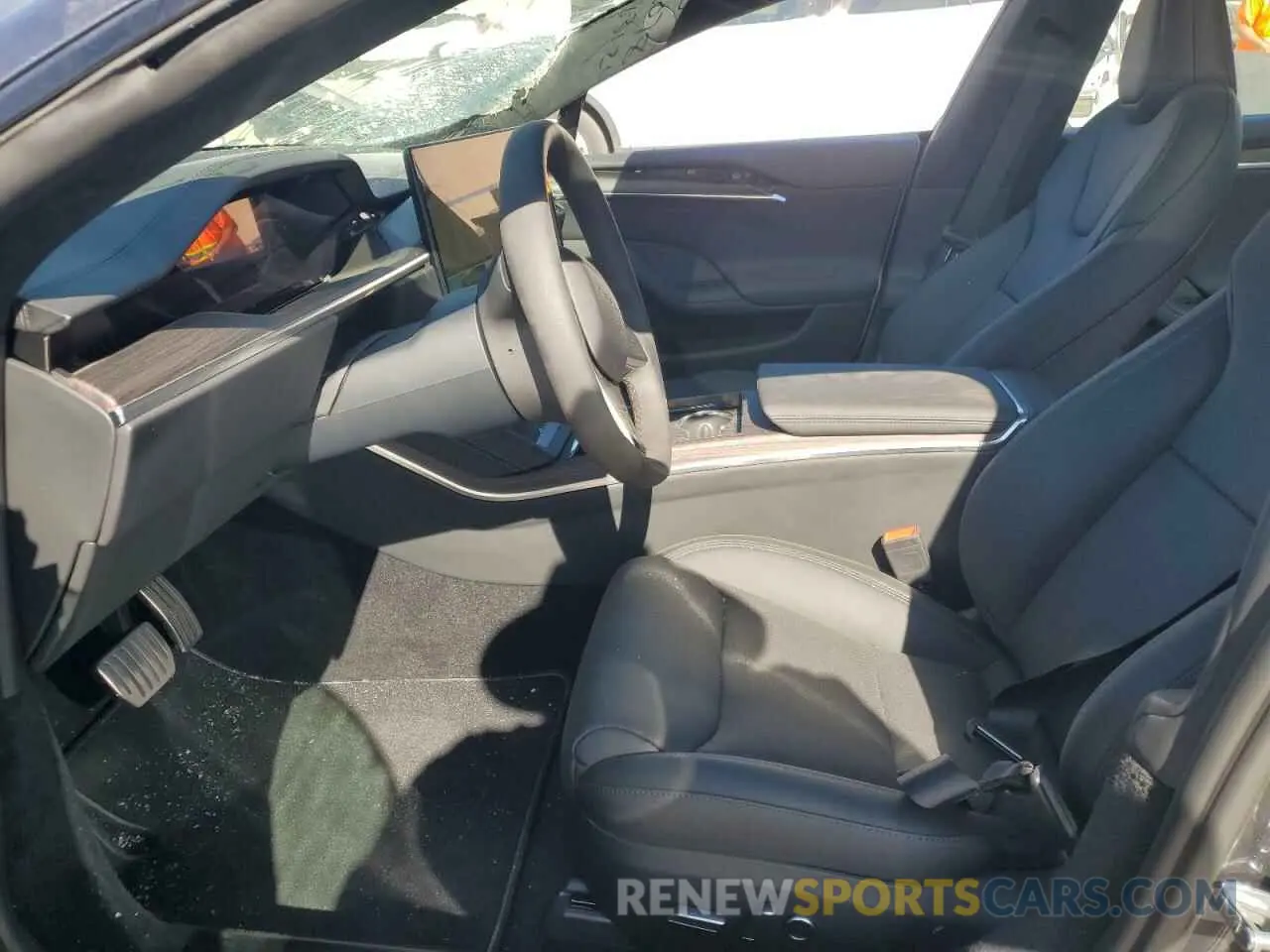 7 Photograph of a damaged car 5YJSA1E5XRF542575 TESLA MODEL S 2024