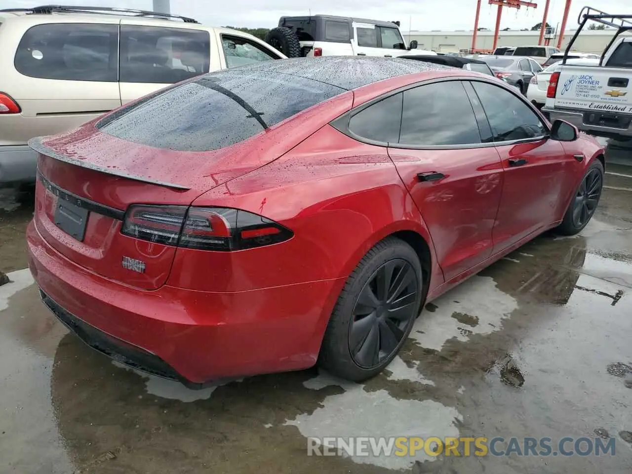 3 Photograph of a damaged car 5YJSA1E60RF533098 TESLA MODEL S 2024