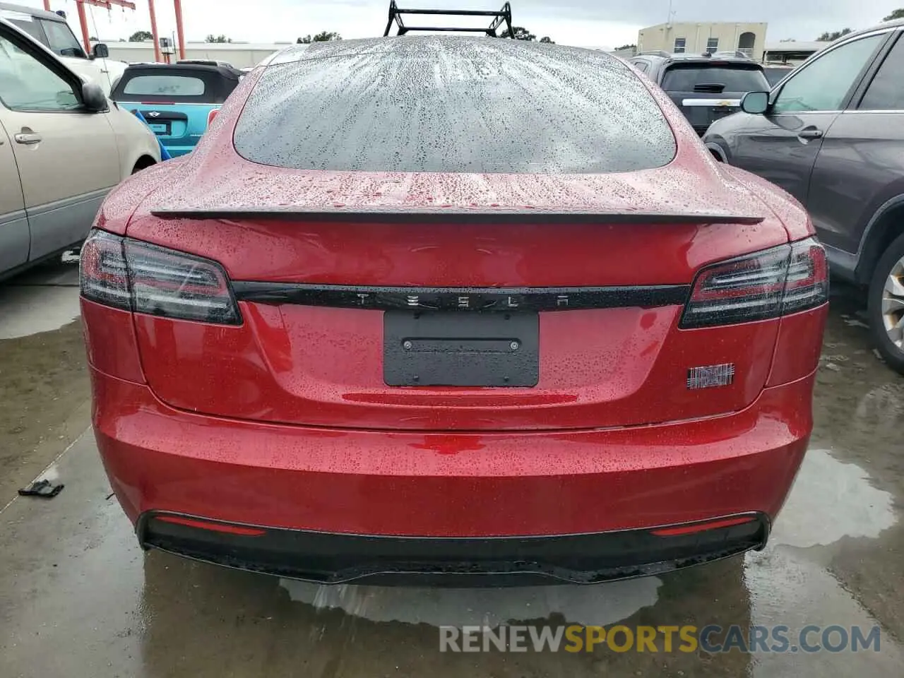 6 Photograph of a damaged car 5YJSA1E60RF533098 TESLA MODEL S 2024