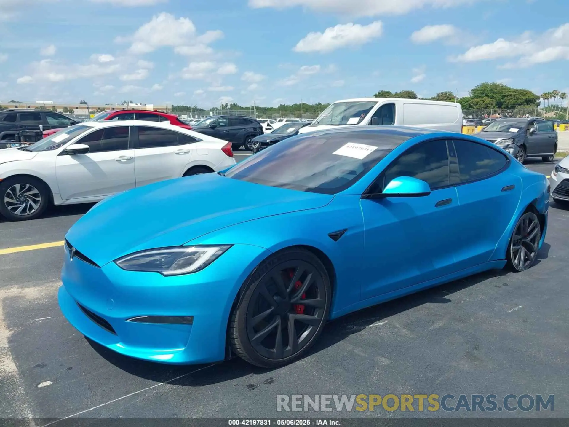 2 Photograph of a damaged car 5YJSA1E64RF540250 TESLA MODEL S 2024