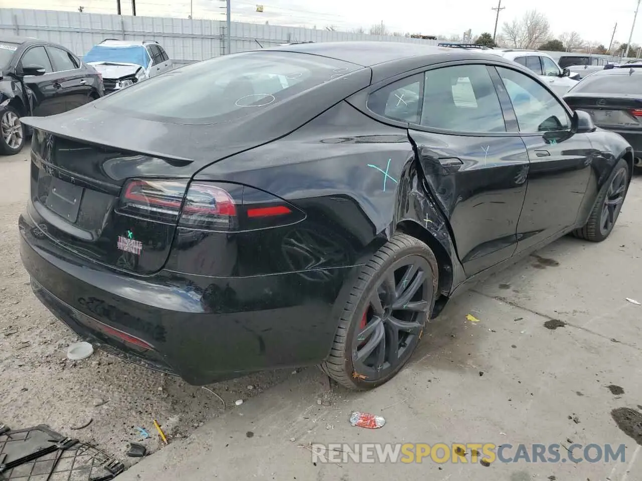 3 Photograph of a damaged car 5YJSA1E65RF543822 TESLA MODEL S 2024
