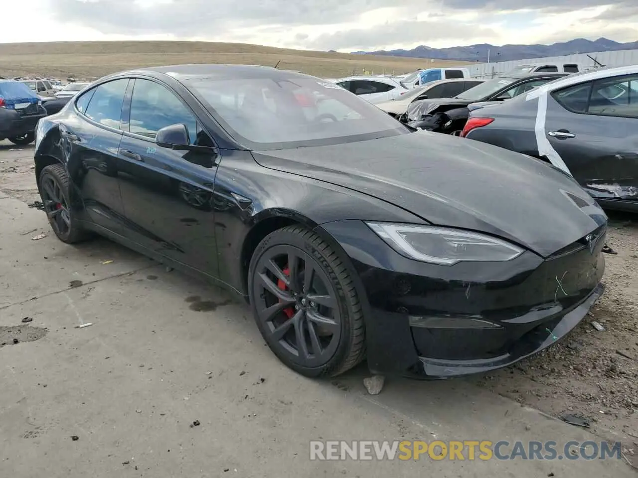 4 Photograph of a damaged car 5YJSA1E65RF543822 TESLA MODEL S 2024