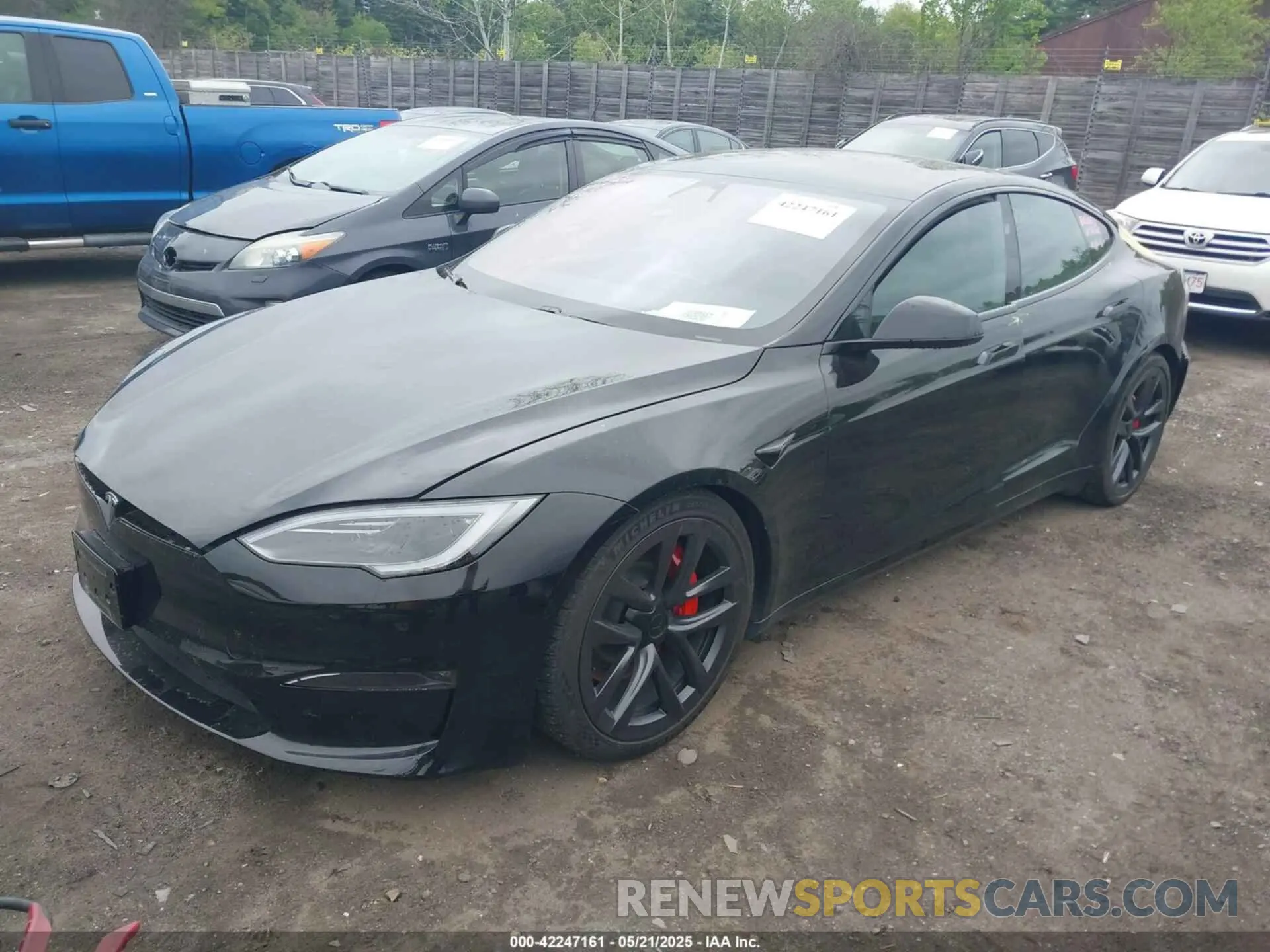 2 Photograph of a damaged car 5YJSA1E68RF541353 TESLA MODEL S 2024