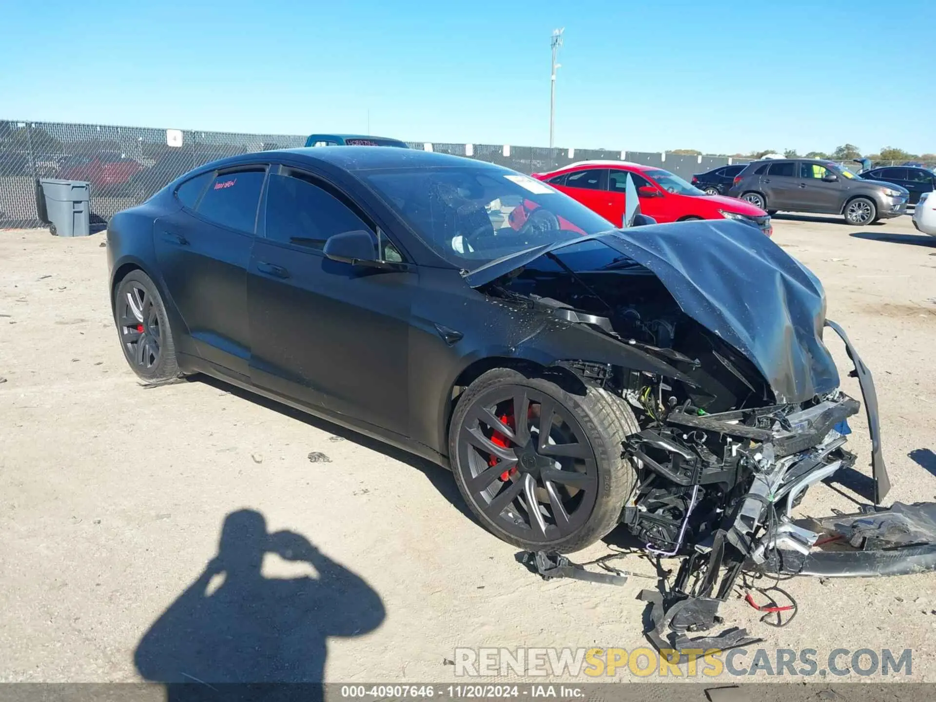 1 Photograph of a damaged car 5YJSA1E69RF544911 TESLA MODEL S 2024