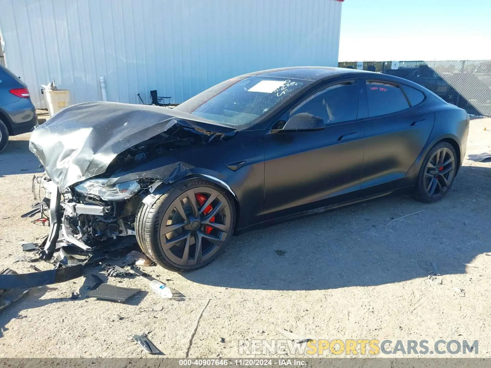 2 Photograph of a damaged car 5YJSA1E69RF544911 TESLA MODEL S 2024