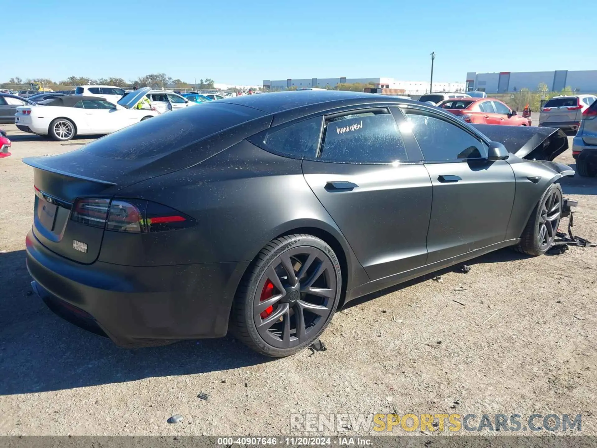 4 Photograph of a damaged car 5YJSA1E69RF544911 TESLA MODEL S 2024