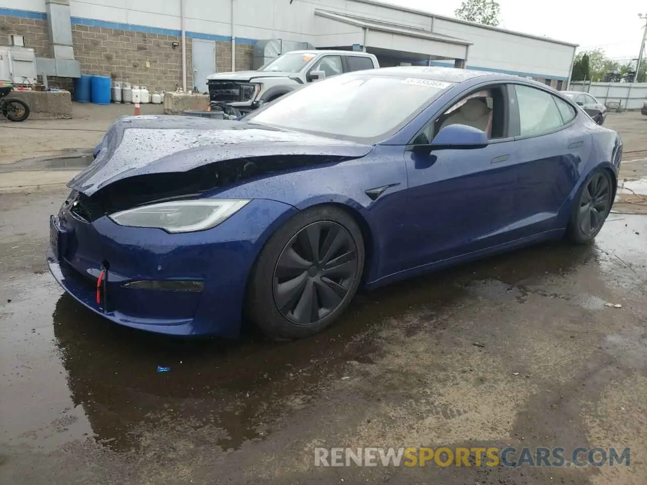 1 Photograph of a damaged car 5YJSA1E59SF550219 TESLA MODEL S 2025