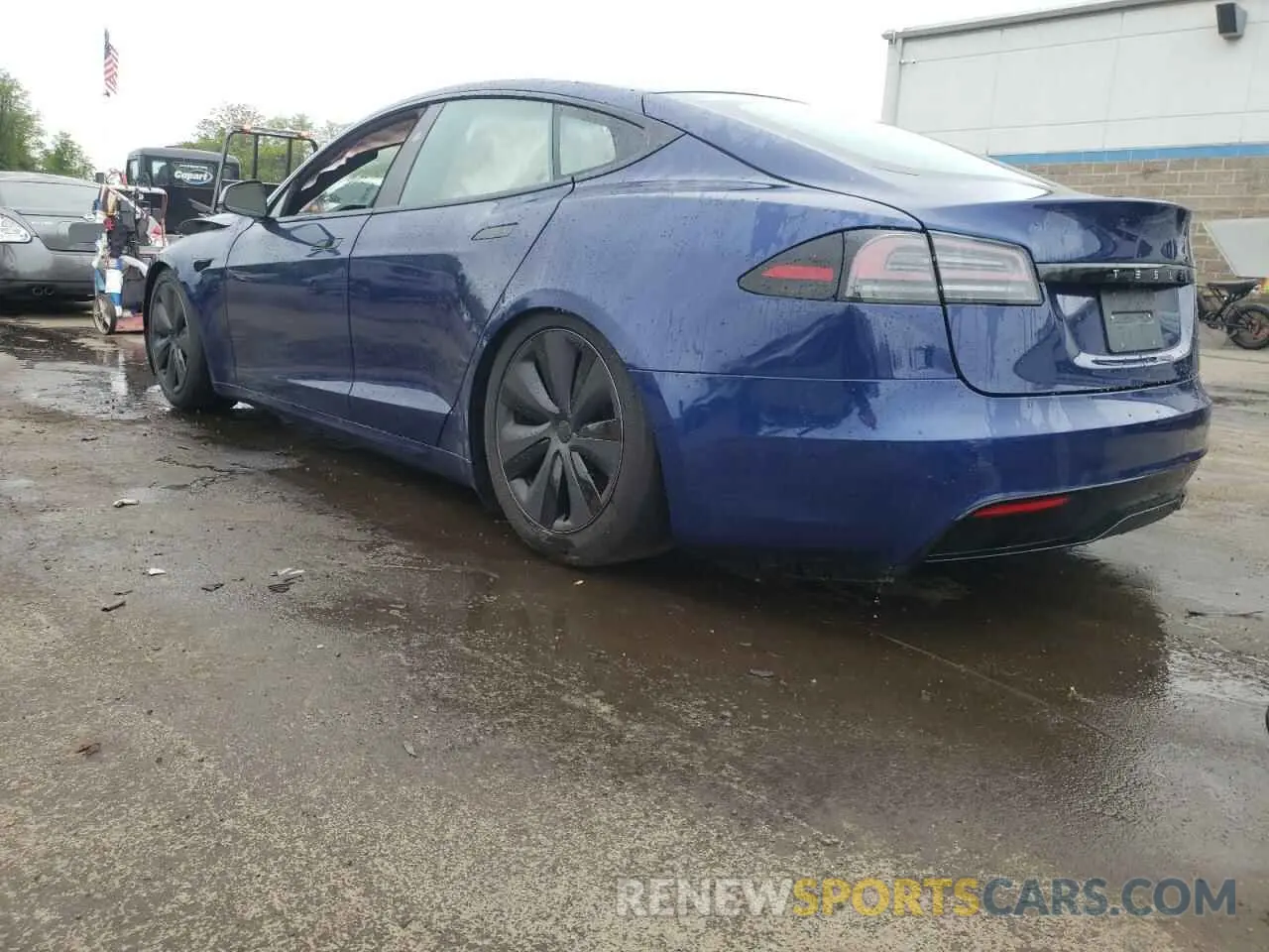 2 Photograph of a damaged car 5YJSA1E59SF550219 TESLA MODEL S 2025