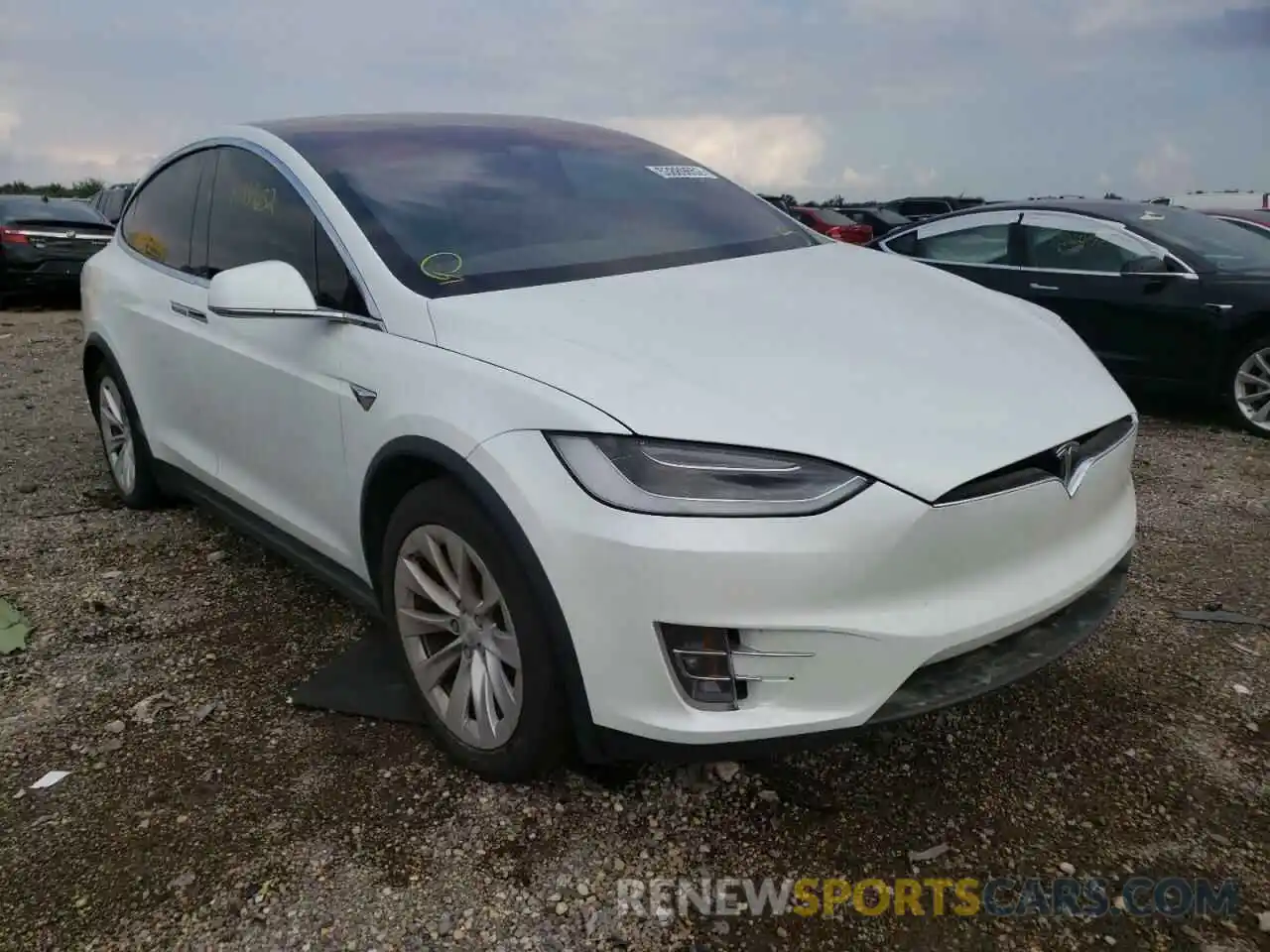 1 Photograph of a damaged car 5YJXCAE20KF198802 TESLA MODEL X 2019