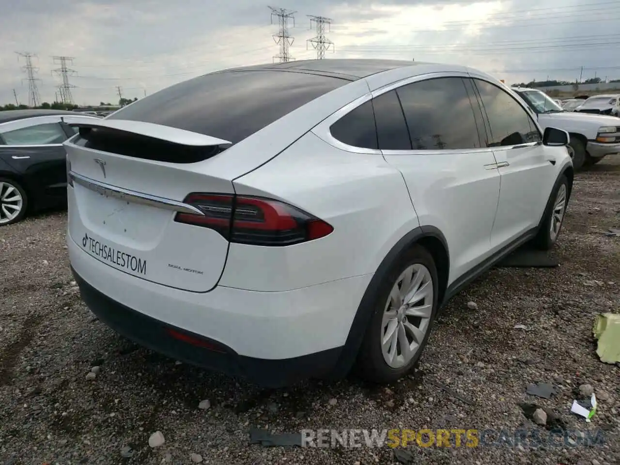 4 Photograph of a damaged car 5YJXCAE20KF198802 TESLA MODEL X 2019