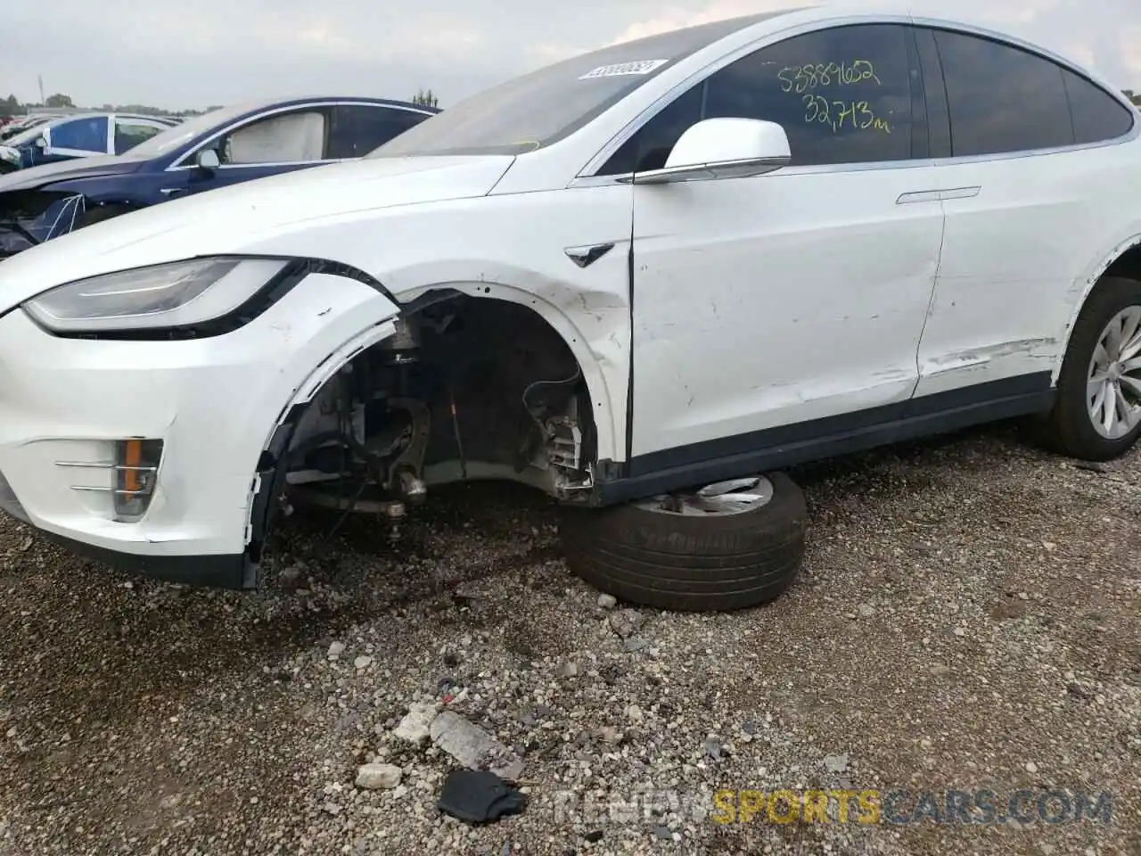 9 Photograph of a damaged car 5YJXCAE20KF198802 TESLA MODEL X 2019