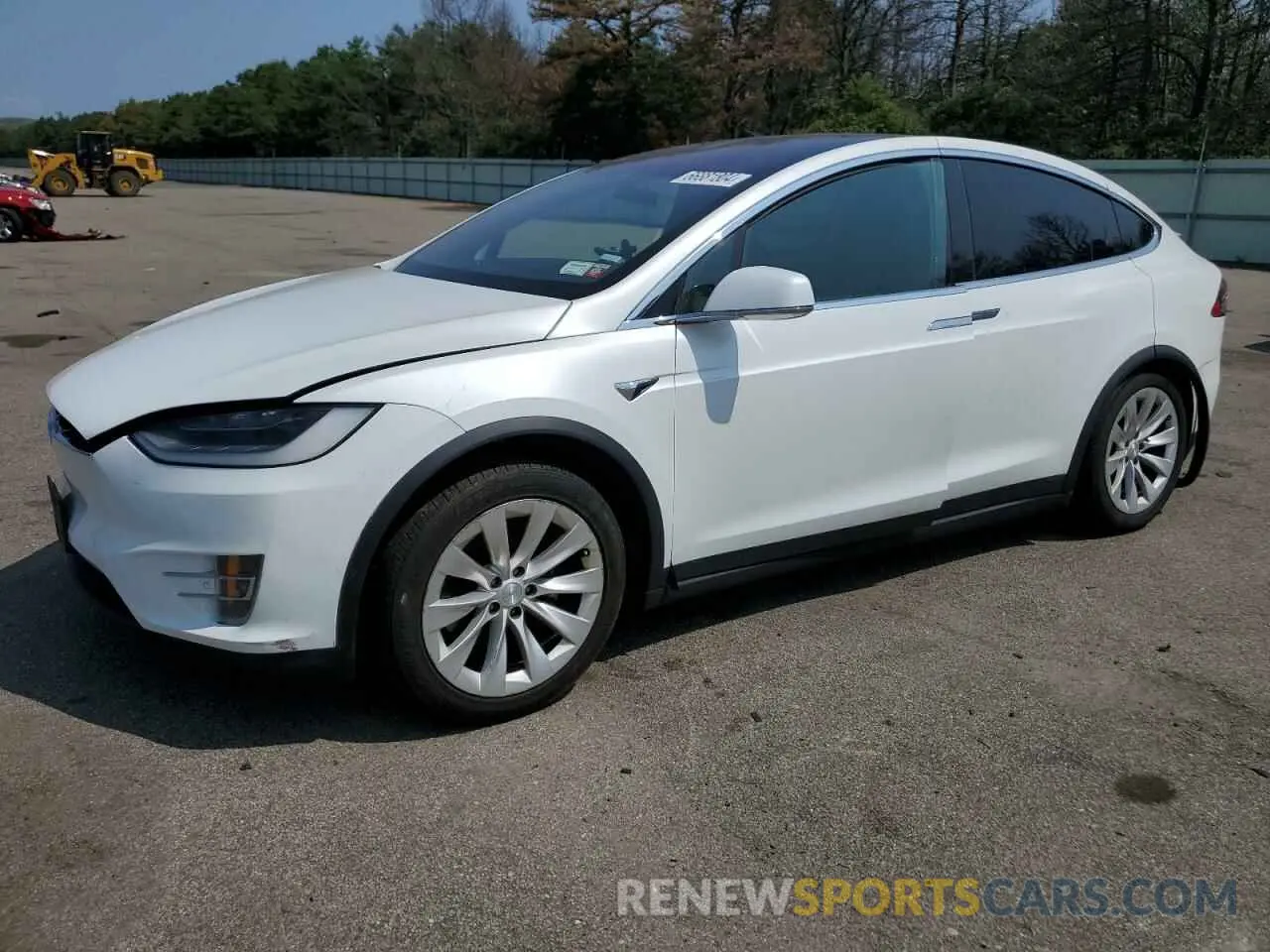 1 Photograph of a damaged car 5YJXCAE21KF182821 TESLA MODEL X 2019