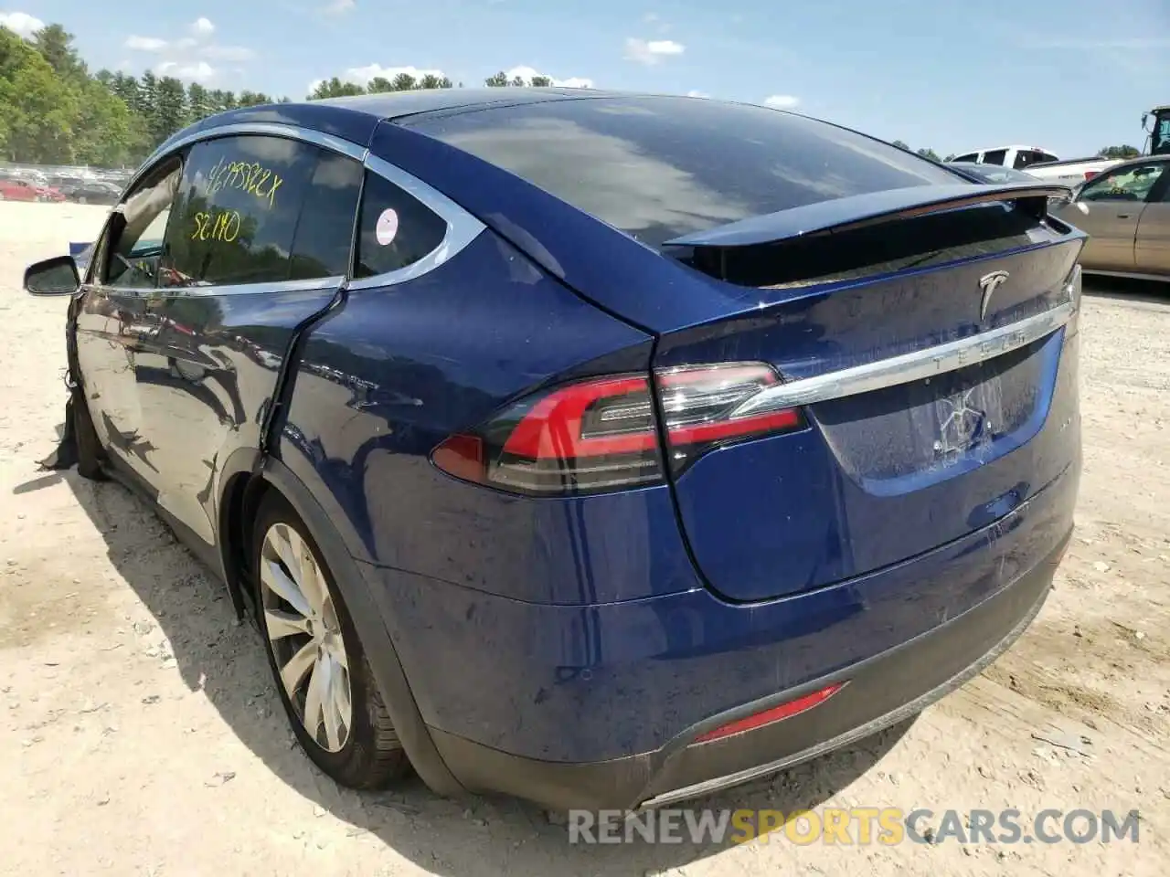 3 Photograph of a damaged car 5YJXCAE21KF182964 TESLA MODEL X 2019