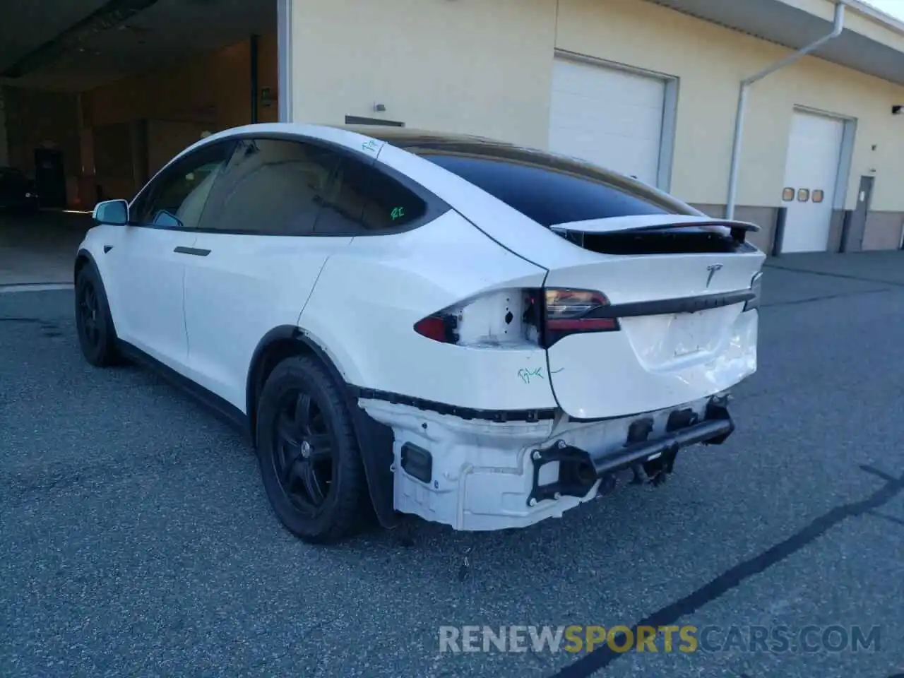 3 Photograph of a damaged car 5YJXCAE21KF197917 TESLA MODEL X 2019