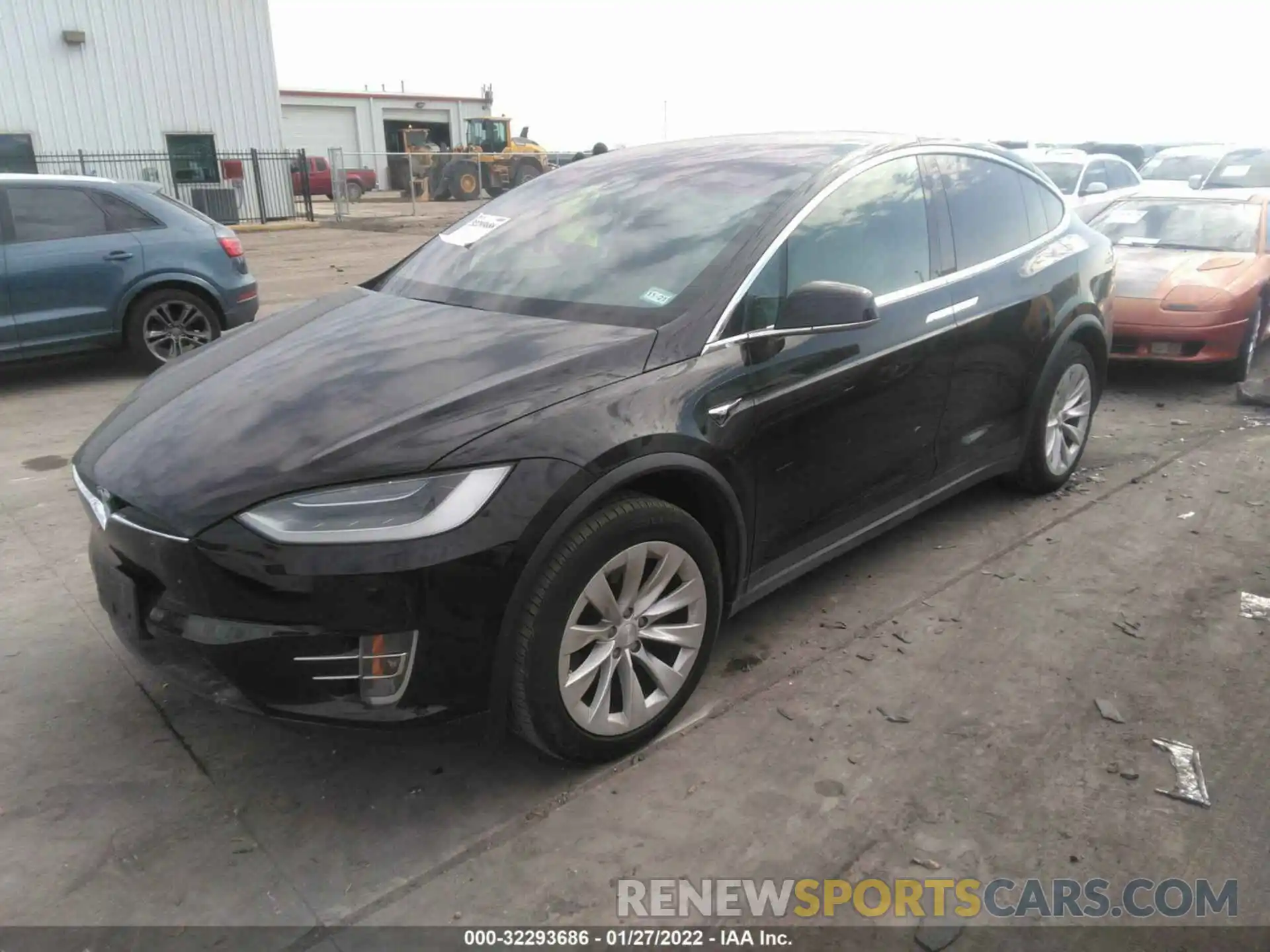 2 Photograph of a damaged car 5YJXCAE22KF199918 TESLA MODEL X 2019