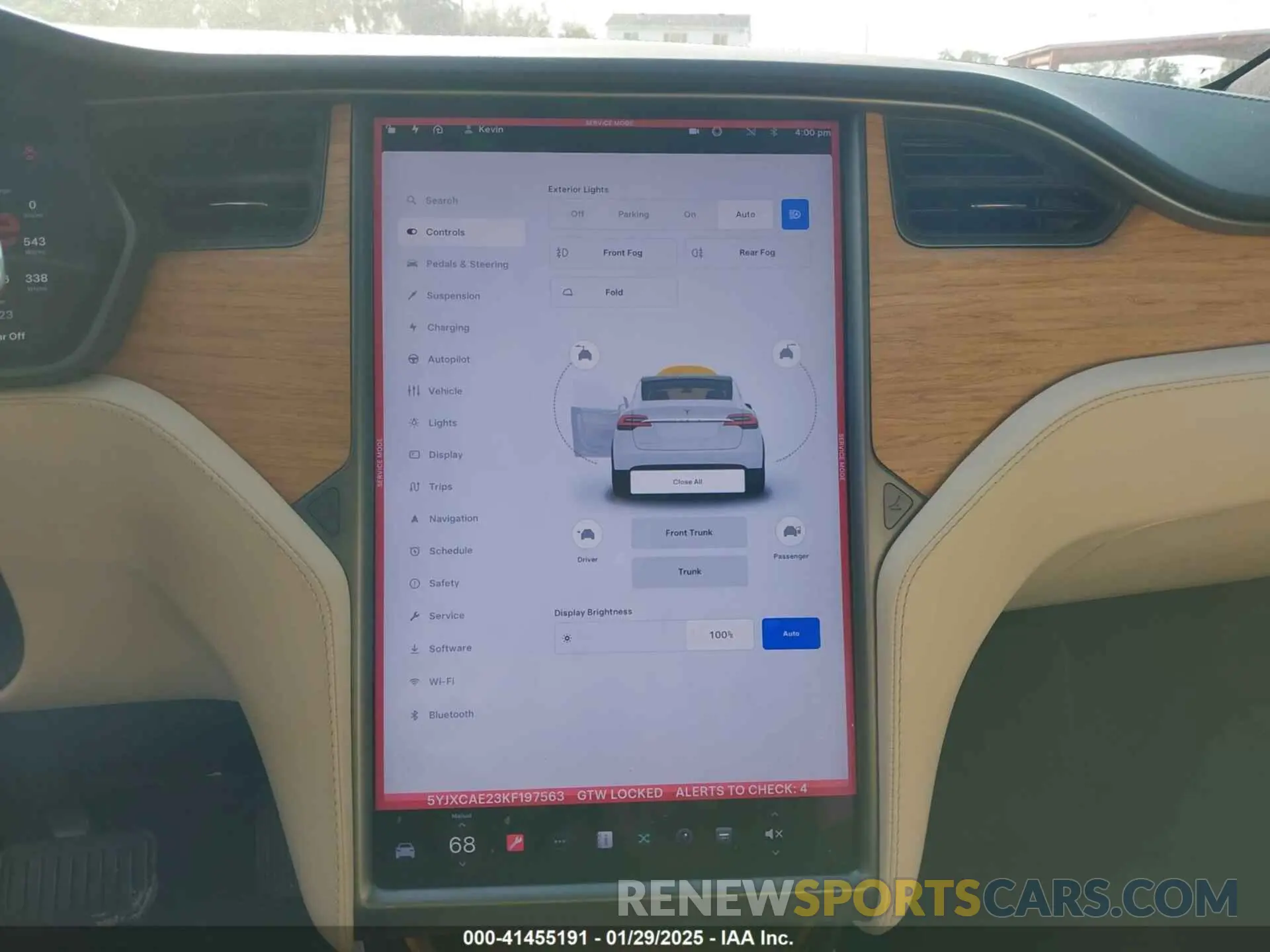 17 Photograph of a damaged car 5YJXCAE23KF197563 TESLA MODEL X 2019