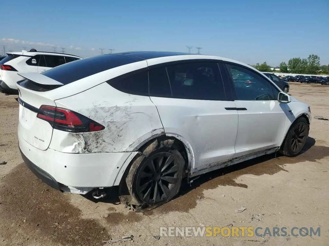 3 Photograph of a damaged car 5YJXCAE24KF195272 TESLA MODEL X 2019