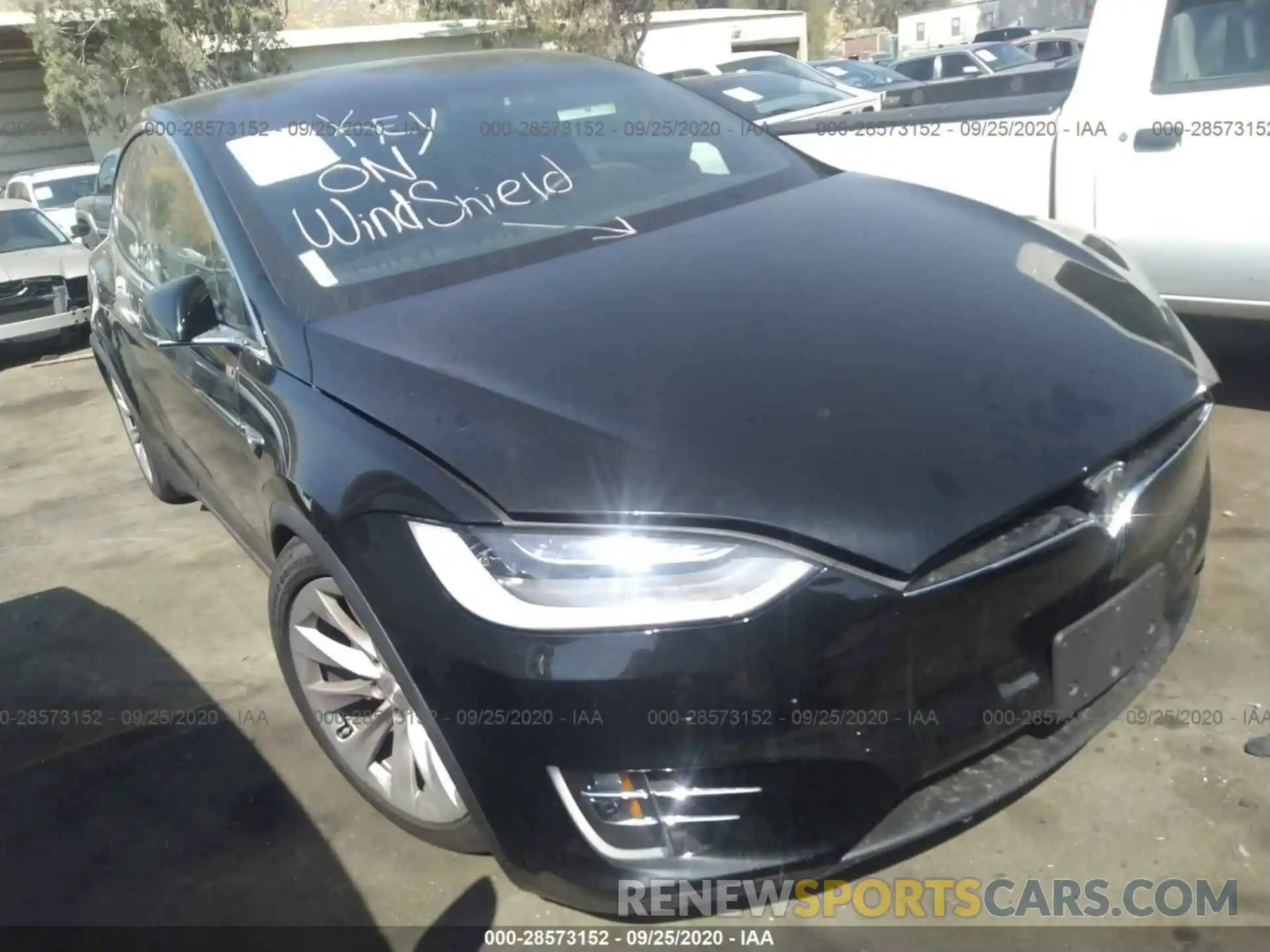 1 Photograph of a damaged car 5YJXCAE25KF181980 TESLA MODEL X 2019