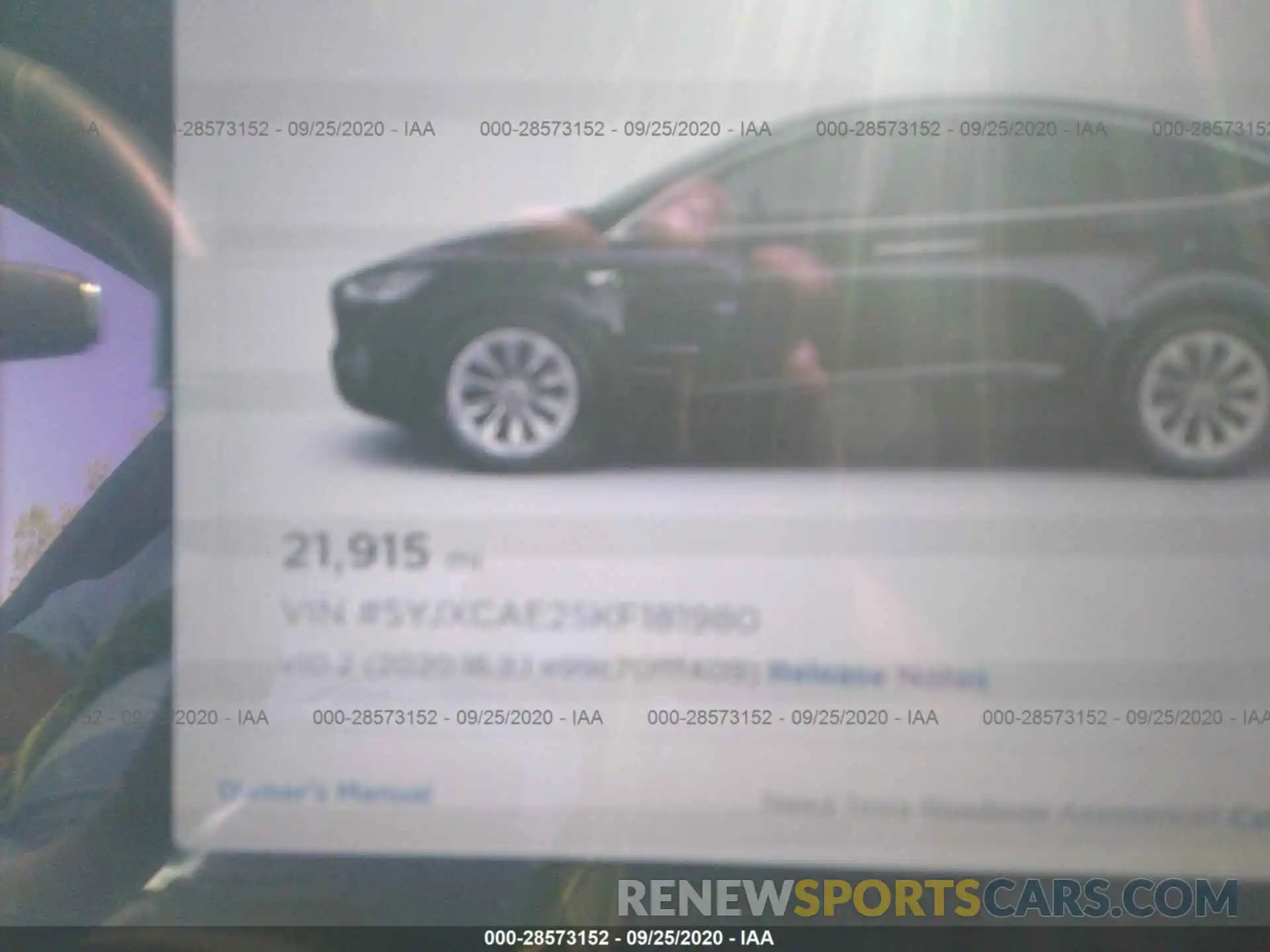 7 Photograph of a damaged car 5YJXCAE25KF181980 TESLA MODEL X 2019