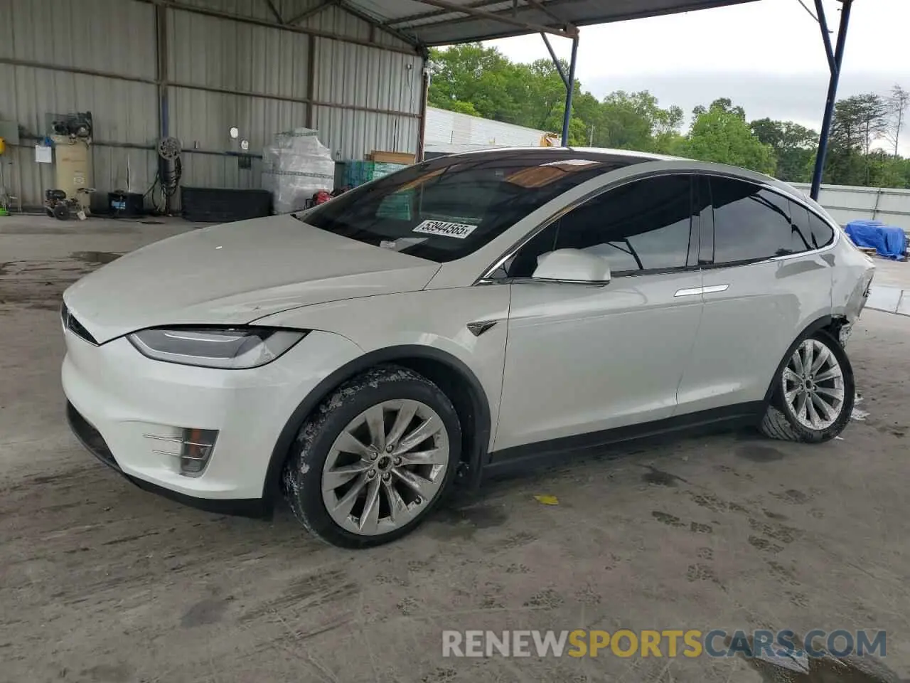 1 Photograph of a damaged car 5YJXCAE26KF189506 TESLA MODEL X 2019